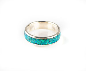 Prstan - srebro, Opal Turkiz - Simon Vida Jewelry