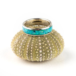 Prstan - srebro, Opal Turkiz - Simon Vida Jewelry